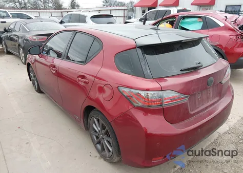 2013 Lexus Ct 200H z USA, uszkodzony, nr VIN JTHKD5BH5D2173390